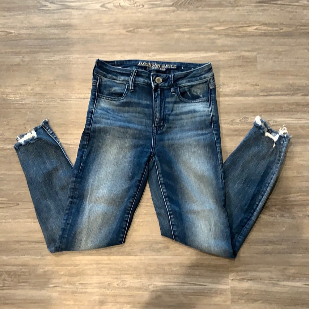 American eagle hi-rise jegging crop